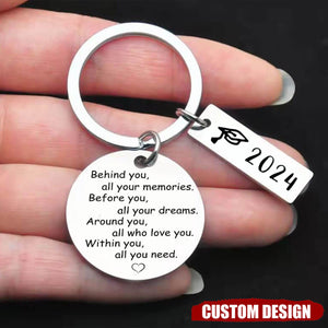 2024 Graduation Personalized Keychain - Within You All You Need