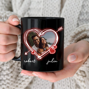 I Love My Hot Boyfriend - Personalized Mug - Valentine Gift For Couple