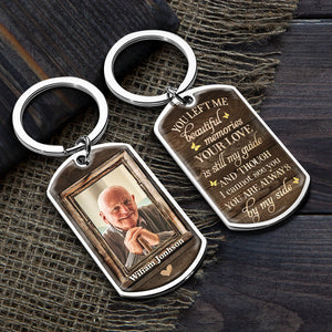 You're Always By My Side - Upload Image, Personalized Keychain