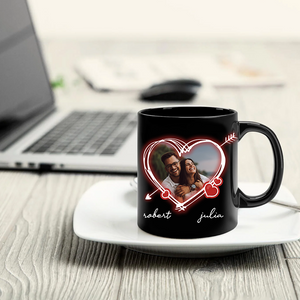 I Love My Hot Boyfriend - Personalized Mug - Valentine Gift For Couple