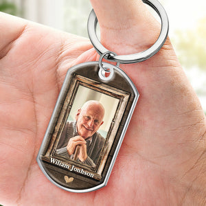 You're Always By My Side - Upload Image, Personalized Keychain