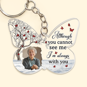 Your Wings Were Ready But My Heart Was Not - Personalized Acrylic Photo Keychain