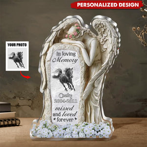 Upload Photo - Personalized In Loving Memory Acrylic Plaque - Memorial Gift For Christmas/ Family Member