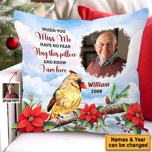 Loss Of Love One Hug This Pillow-Personalized Memorial Pilow