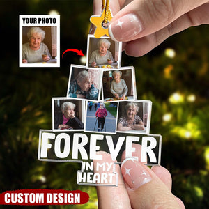 Forever In My Heart - Personalized Acrylic Photo Ornament