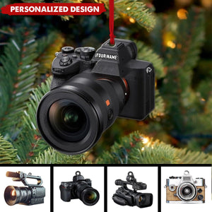 2024 New Release Personalized Professional video camera Ornament-Gifts For co-worker,Photographer