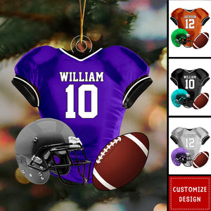 Personalized Name American Football Uniform Ornament - 2024 New Release