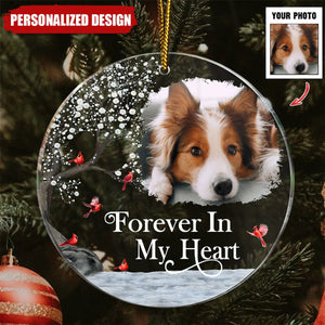 2024 New Release I'm Always With You-Memorial Gift-Personalized Circle Acrylic Christmas Ornament