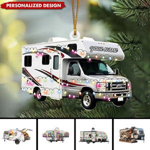 2024 New Release Personalized Camping Car Christmas Ornament-Gifts For Camping Lovers