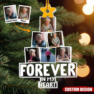 Forever In My Heart - Personalized Acrylic Photo Ornament