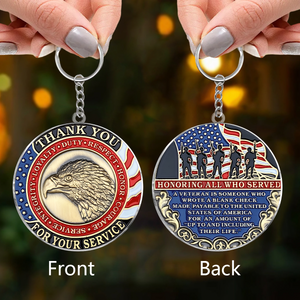 Say Thank You Who Have Service Country - Acrylic Keychain