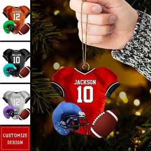 Personalized Name American Football Uniform Ornament - 2024 New Release