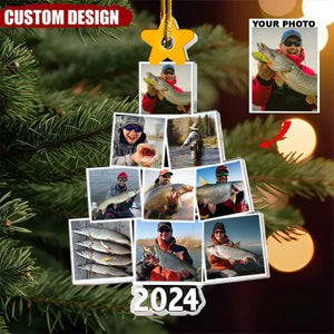 2024 New Release Photo Family-Couple-Pet Tree Christmas - Personalized Acrylic Photo Ornament