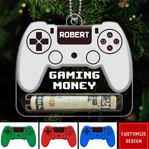 Gaming Money Funny Gift For Boyfriend Husband Son Cousin Personalized Money Holder Ornament - 2024 New Release