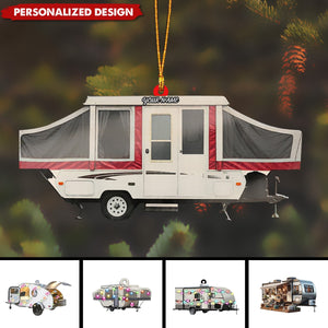 2024 New Release Personalized Camping Car Christmas Ornament-Gifts For Camping Lovers