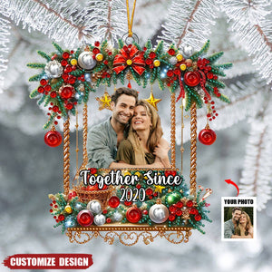 Custom Photo Christmas Acrylic Ornament 2024 New Release