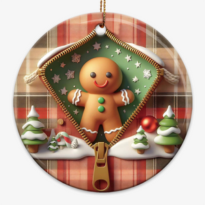 Zipper Effect Christmas Tree Ornament - 2024 New Release