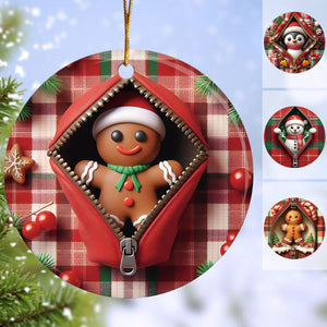 Zipper Effect Christmas Tree Ornament - 2024 New Release