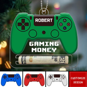 Gaming Money Funny Gift For Boyfriend Husband Son Cousin Personalized Money Holder Ornament - 2024 New Release