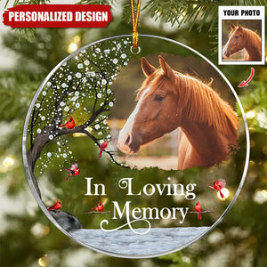 2024 New Release I'm Always With You-Memorial Gift-Personalized Circle Acrylic Christmas Ornament