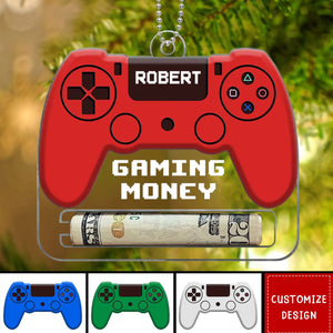 Gaming Money Funny Gift For Boyfriend Husband Son Cousin Personalized Money Holder Ornament - 2024 New Release