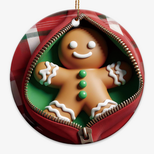 Zipper Effect Christmas Tree Ornament - 2024 New Release