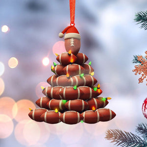 2024 New Release - Football Christmas Tree Ornament - Gift For Football Lover