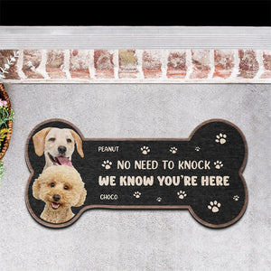 Custom Photo No Need To Knock - Gift For Pet Lovers