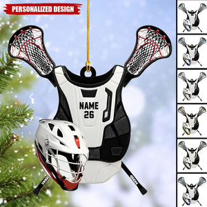 Personalized Lacrosse Christmas Ornament-Gifts For Lacrosse Lover-2024 New Release