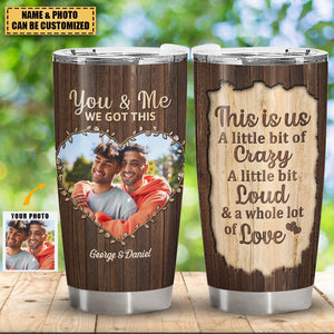 Custom Photo The Day I Met You - Anniversary Gift For Couples - Personalized Tumbler