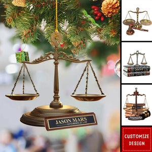 2024 New Release Personalized Lawyer Christmas Ornament - Gift For Lawyer