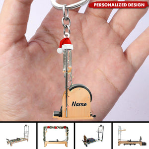 Personalized Pilates Equipment Hanging Keychain-Gifts For Pilates Lover - 2024 New Release