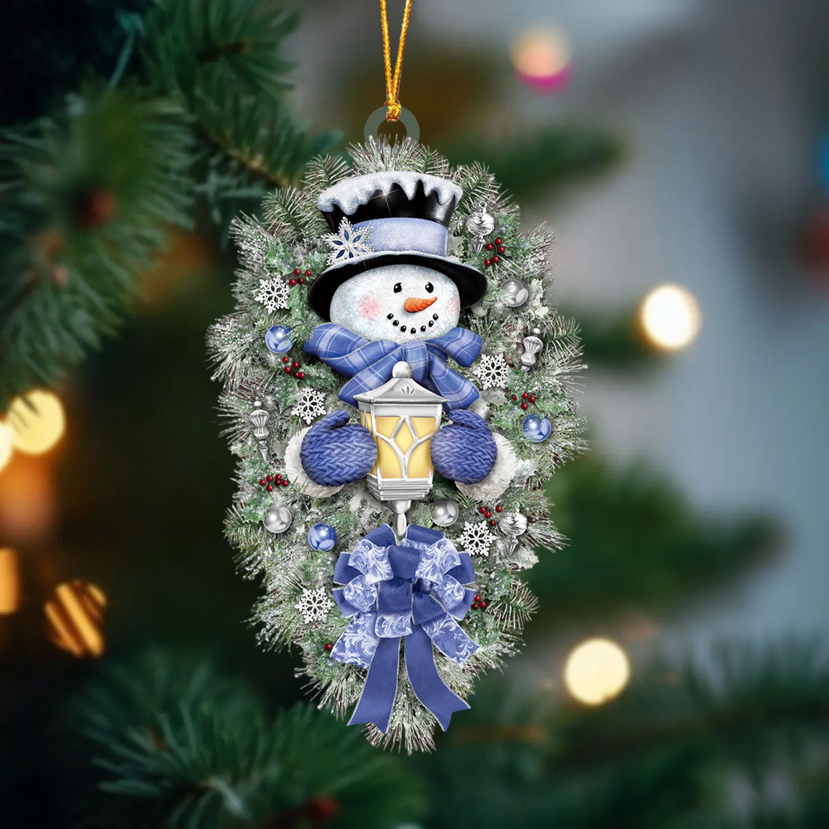 A Warm Winter Welcome snowman Christmas Acrylic Ornament - 2024 New Release