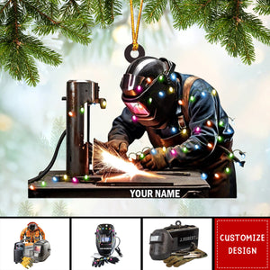 Personalized  Welder Ornament - 2024 New Release