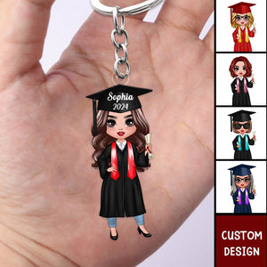 Class Of 2024 Graduation Gift For Daughter Personalized Acrylic Keychain