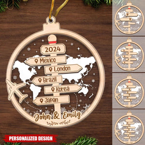 Adventure Is Worthwhile-Personalized Ornament-2024 New Release