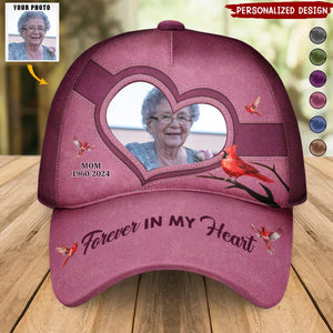 Custom Photo Memorial I'll Carry You With Me Until I See You Again - Personalized Classic Cap