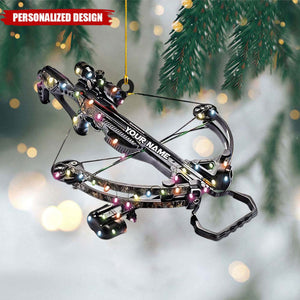 Personalized Crossbow Hunting Arrow Christmas Ornament - 2024 New Release