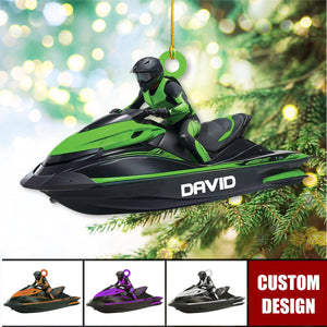 Personalized Jet Boat Ski Christmas Ornament - 2024 New Release