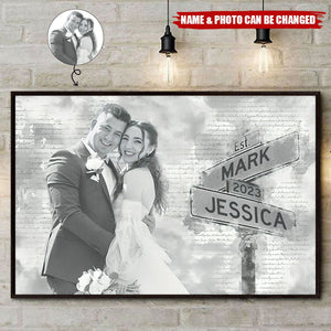 Custom Photo I Need You Because I Love You - Couple Personalized Horizontal Poster - Gift For Husband Wife, Anniversary