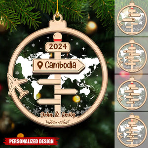 Adventure Is Worthwhile-Personalized Ornament-2024 New Release