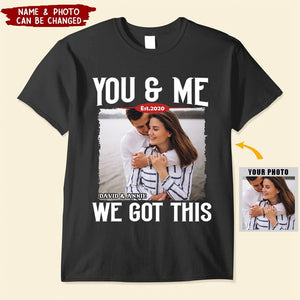 Custom Photo Shirt For Couple - Personalized Valentine Gift