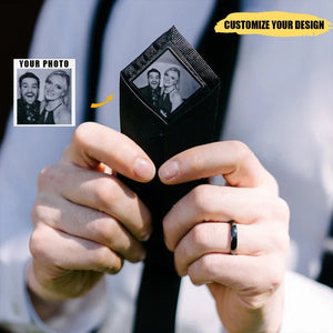 Custom Photo Patch For Ties, Bowties, Personalized Gifts For Husband,Grandpa,Dad,Son