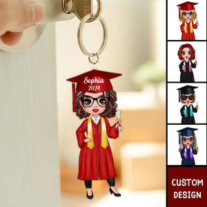 Class Of 2024 Graduation Gift For Daughter Personalized Acrylic Keychain