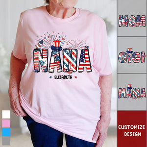 One Of The Sweetest Words I Have Ever Heard Is Nana - Family Personalized Custom Unisex T-shirt Gift For Mom, Grandma