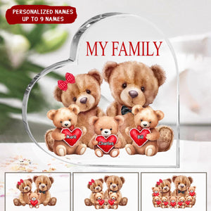 This is Us Bear Family Personalized Acrylic Plaque