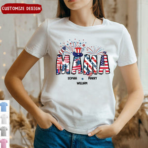 One Of The Sweetest Words I Have Ever Heard Is Nana - Family Personalized Custom Unisex T-shirt Gift For Mom, Grandma