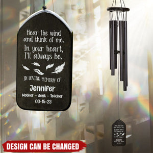 New Release-In The Loving Memory Wind Chimes Personalized Gifts