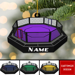 Personalized MMA/UFC/Wrestle Cage Ornament