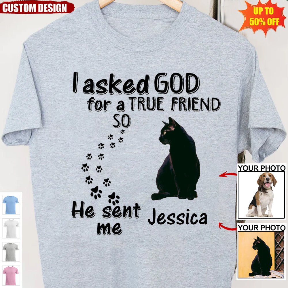 Personalized God Sent Me The Pet Classic Unisex T-Shirt